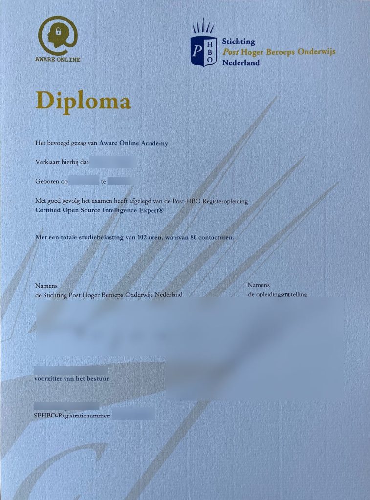diploma kopen met duo registratie